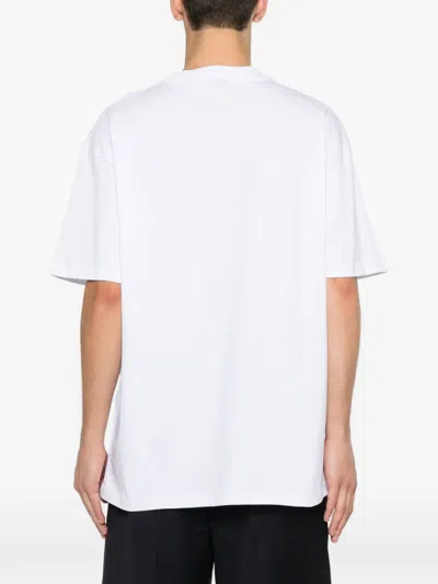 Michael Coal Logo-embossed T-shirt In White