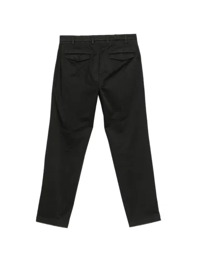 Michael Coal Belt-loop Trousers In Black