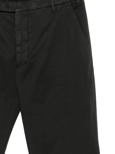 Michael Coal Belt-loop Trousers In Black