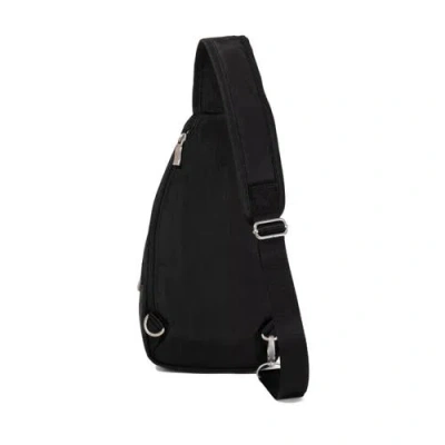 Baggallini The Travel Smart Edit Securtex Anti Theft Daytripper Sling Bag In Black