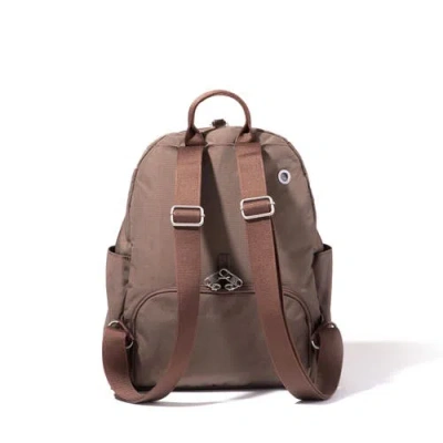 Baggallini Securtex Anti-theft Vacation Backpack In Brown