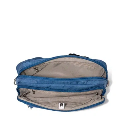 Baggallini Securtex Anti-theft Sling Belt Bag In Blue