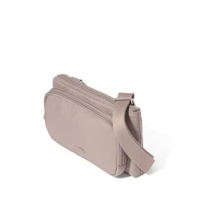 Baggallini Securtex Anti-theft Mini Wallet Crossbody In Gray