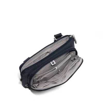 Baggallini Securtex Anti-theft Mini Wallet Crossbody In Blue