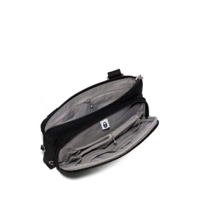 Baggallini Securtex Anti-theft Mini Wallet Crossbody In Black