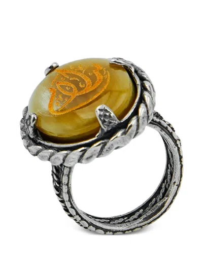 Gem Kingdom Engraved-detail Ring In Multi