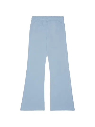 Diesel Oval D Flared Track Pants In Blue