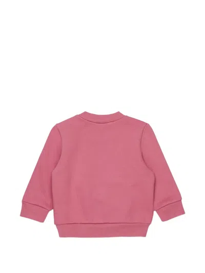 Marni Logo-print Shoulder-button Sweatshirt In Pink