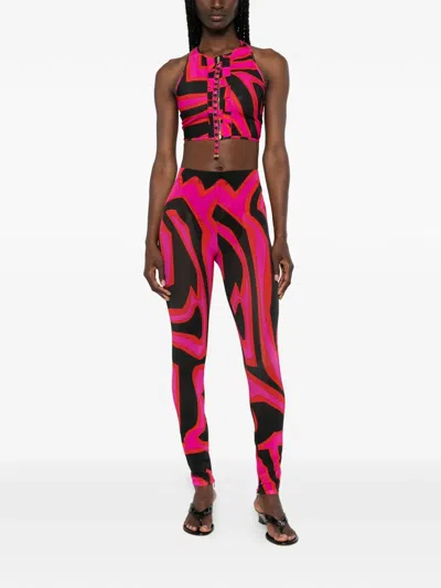 Pucci Zip-up Top In Multi
