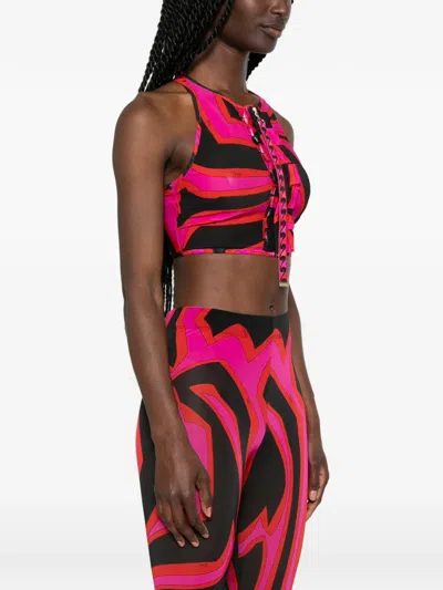 Pucci Zip-up Top In Multi