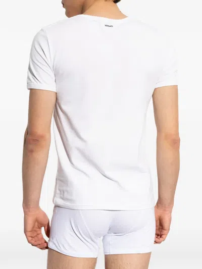 Versace Bio Jersey Bi-pack T-shirt In Multi