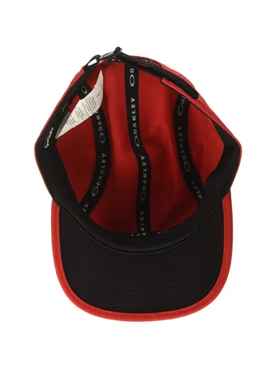 Oakley 5-panel Strapback Hat In Red