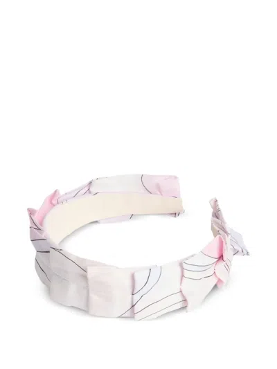 Pucci Junior Onde-print Headband In Multi