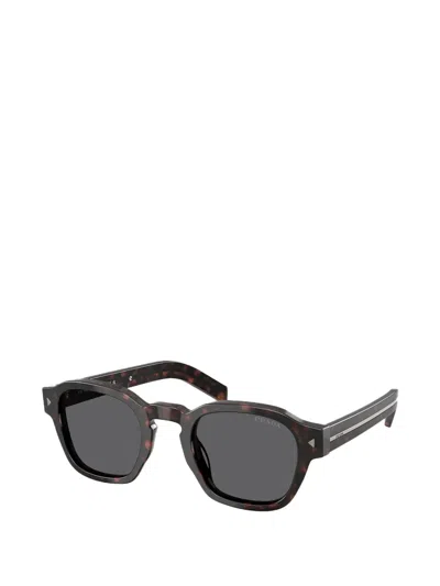 Prada Square-frame Sunglasses In Black
