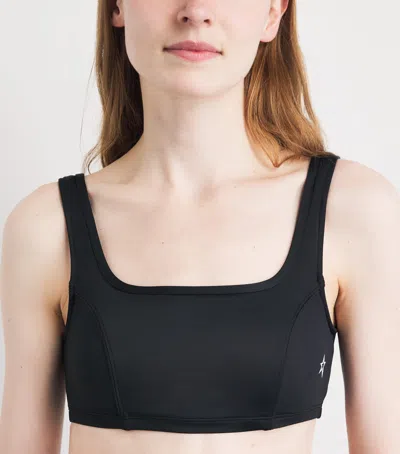 Perfect Moment Logo Sports Bra In Black