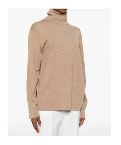 P.a.r.o.s.h Roll-neck Sweater In Brown