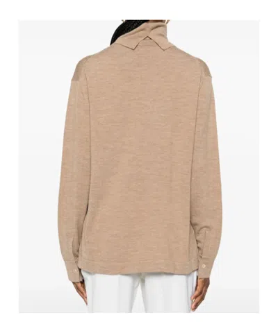 P.a.r.o.s.h Roll-neck Sweater In Brown