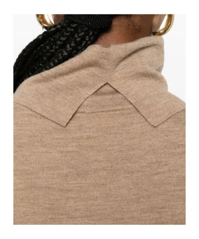 P.a.r.o.s.h Roll-neck Sweater In Brown