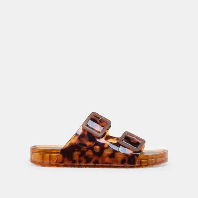 Dolce Vita Julio Jelly Sandals Tortoise Vinyl In Multi