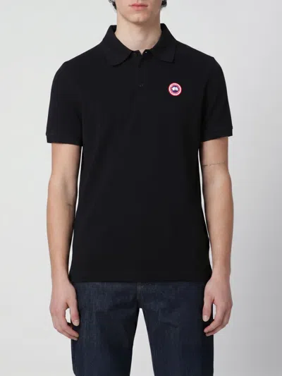 Canada Goose Lanvin Grey Embroidered Logo Cotton Sweatshirt In Black