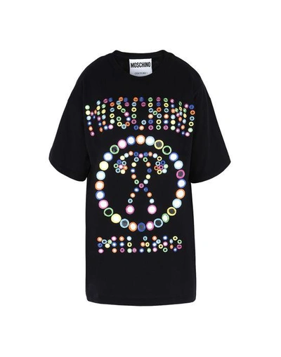 Shop Moschino Short Sleeve T-shirts - Item 37976986 In Black
