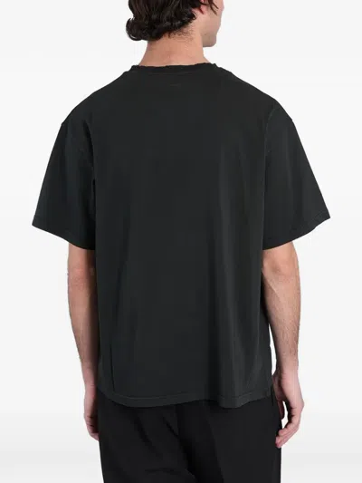 Grifoni Distressed-effect T-shirt In Black