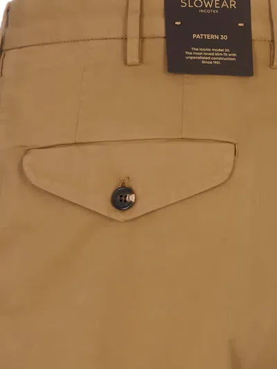 Incotex Pattern 30 Shorts In Neutral
