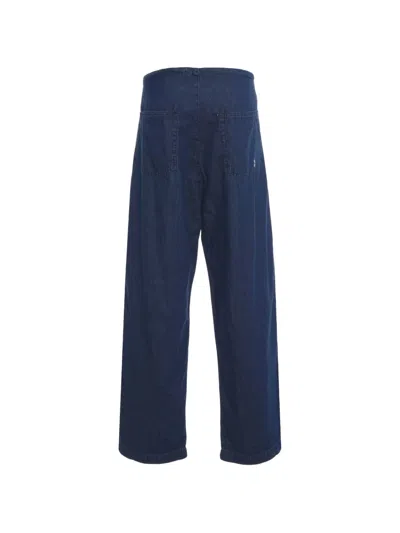 Icon Denim Cody Drawstring Jeans In Blue