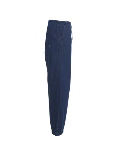Icon Denim Cody Drawstring Jeans In Blue