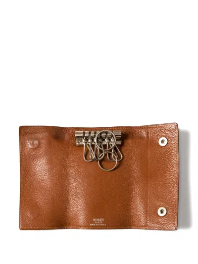 Pre-owned Hermes 2000's Key Case In Brown