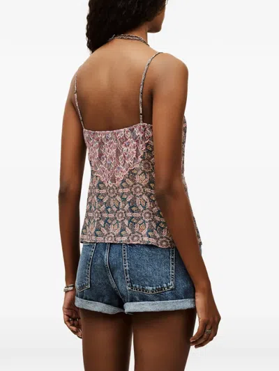 Ba&sh Tizy Lace-trimmed Floral-print Camisole Top In Multi