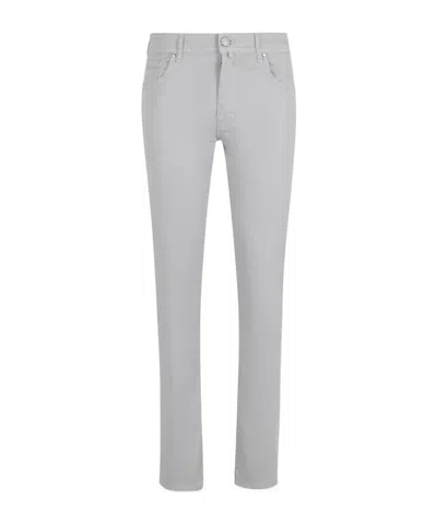 Jacob Cohen Belt Loop Casual Pants In Multi