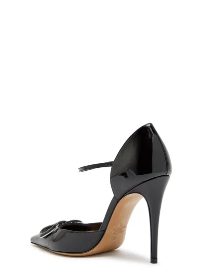 Valentino Signature Patent Leather Pump In Multi