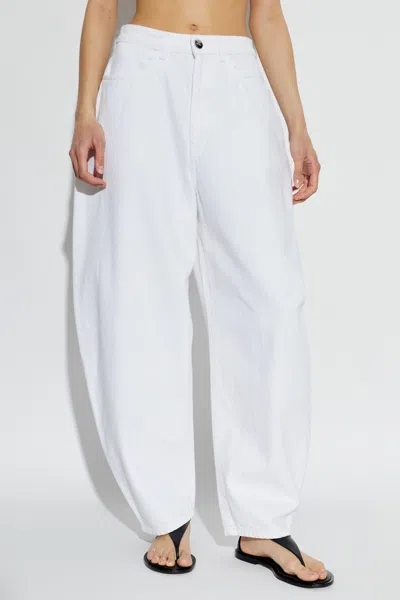 Rohe Róhe Blanco Lantern Jeans In White