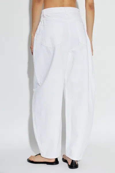 Rohe Róhe Blanco Lantern Jeans In White