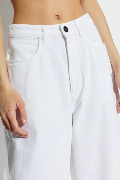 Rohe Róhe Blanco Lantern Jeans In White