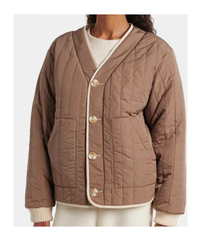 Varley Drew Reversible Jacket In Gold