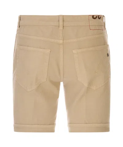 Dondup Belt-loop Shorts In Brown
