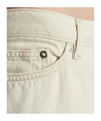 Samsoe & Samsoe Belt Loop Jeans In White
