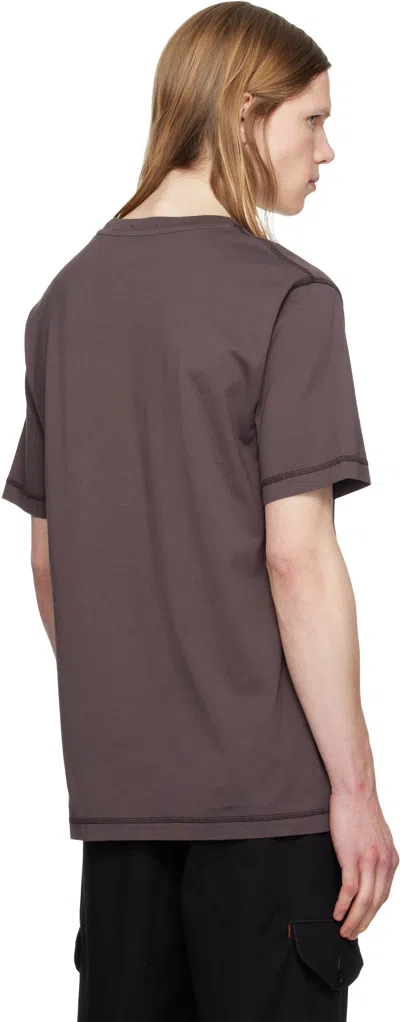 Silas Brown '' Logo T-shirt In Brown