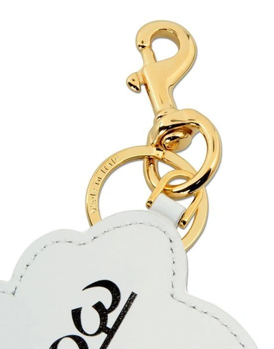 Shop Moschino Key Rings - Item 46493224 In White