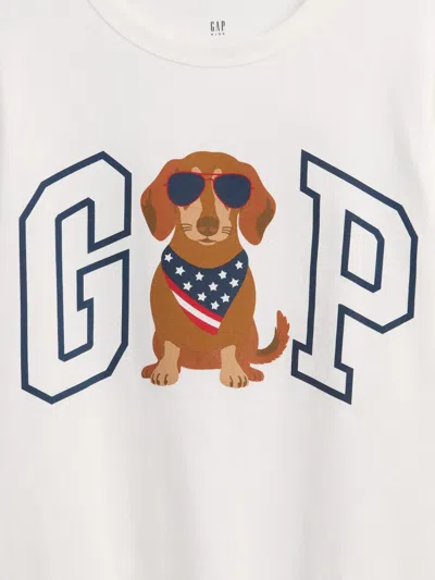 Gap Factory Kids Gap Logo T-shirt In White
