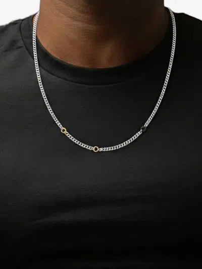 Yoj Curb Chain Necklace In Red