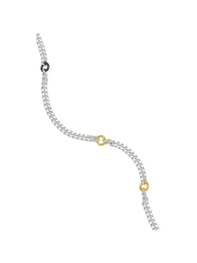 Yoj Curb Chain Necklace In Red