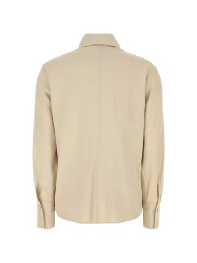 Max Mara Beige Regular Solid Shirt In Neutral