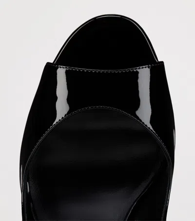 Christian Louboutin Sofia Z 110 Slingback Sandals In Patent Leather In Black