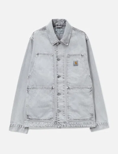 Carhartt Double Layer Front Jacket Collared Design In Gray