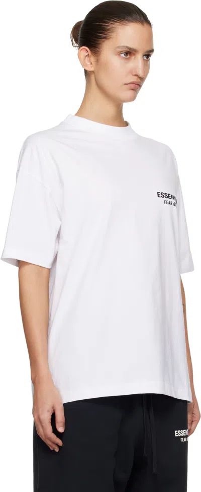 Essentials White Classic T-shirt In White