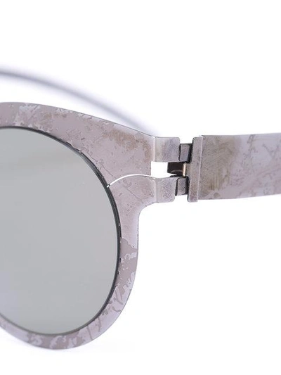 Shop Mykita X Maison Margiela Sunglasses In Grey