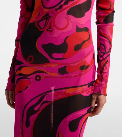 Pucci Elegant Mini Dress For Women In Pink